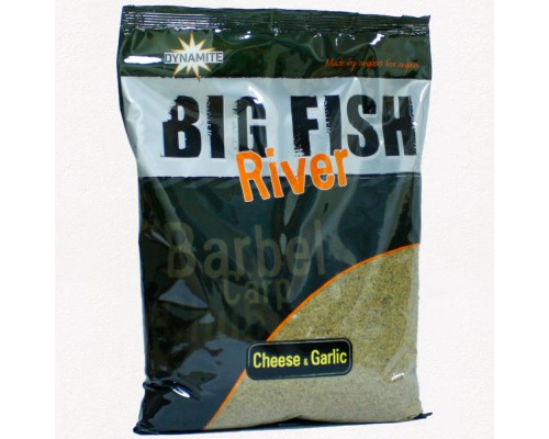 Прикормка Dynamite Baits Big Fish River Groundbait Cheese & Garlic (сыр и чеснок) 1.8kg
