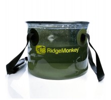 Ведро мягкое полупрозрачное Ridge Monkey Perspective Collapsible Bucket