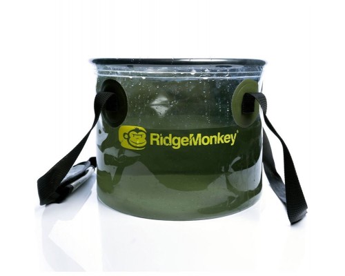 Ведро мягкое полупрозрачное Ridge Monkey Perspective Collapsible Bucket