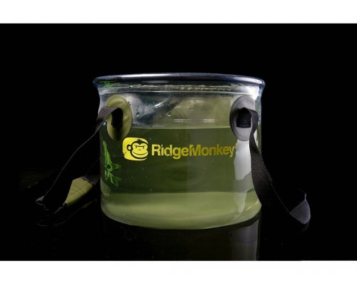 Ведро мягкое полупрозрачное Ridge Monkey Perspective Collapsible Bucket
