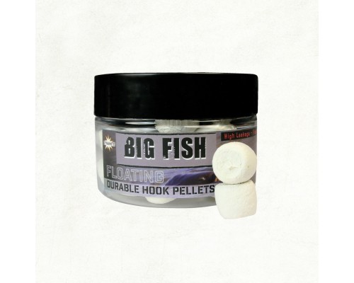 Плавающие насадки Dynamite Baits Big Fish Floating Durable Hookbaits Natural Fishmeal White (рыбный) 12mm