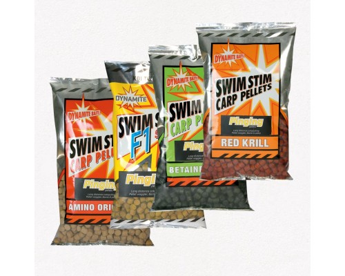 Пеллетс Dynamite Baits Swim Stim Pinging Pellets Amino Original (амино) 13mm 900g