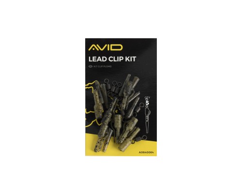 Набор безопасных клипс AVID CARP Terminal Tackle Lead Clip Kit