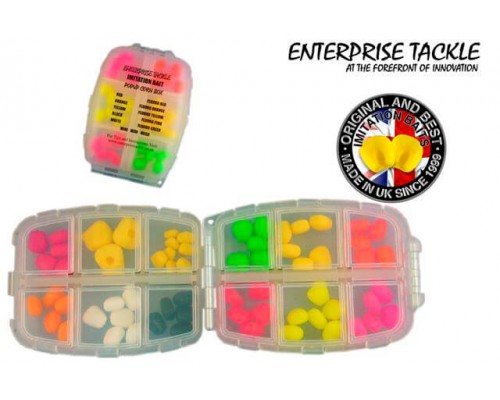 Набор плавающей искусственной кукурузы Enterprise Tackle Imitation Pop-Up Baits Selection Box Corn
