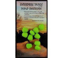 Искусственная плавающая кукуруза Enterprise Tackle Pop-up Sweetcorn Fluoro Green (зеленый)