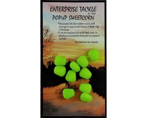 Искусственная плавающая кукуруза Enterprise Tackle Pop-up Sweetcorn Fluoro Green (зеленый)