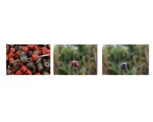 Просверленный насадочный пеллетс Dynamite Baits Marine Halibut Pre-Drilled Hook Pellets (морской палтус) 8mm 150g