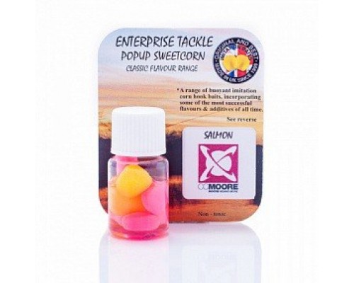 Искусственная кукуруза в ароматизаторе Enterprise Tackle Classic Pop-up Sweetcorn Range CC Moore Salmon Yellow & Fluoro Pink (лосось)