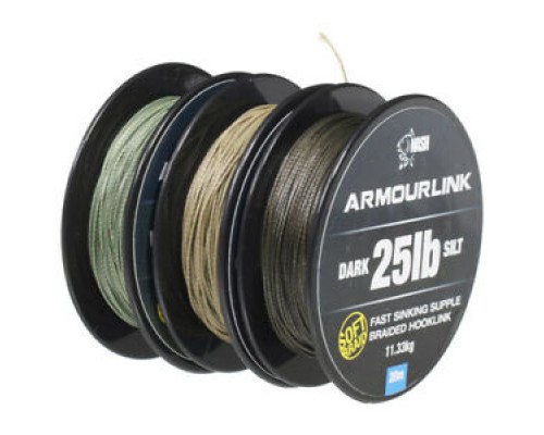 Поводочный материал Nash Armourlink 20Lb Gravel Silt 20m без оплетки